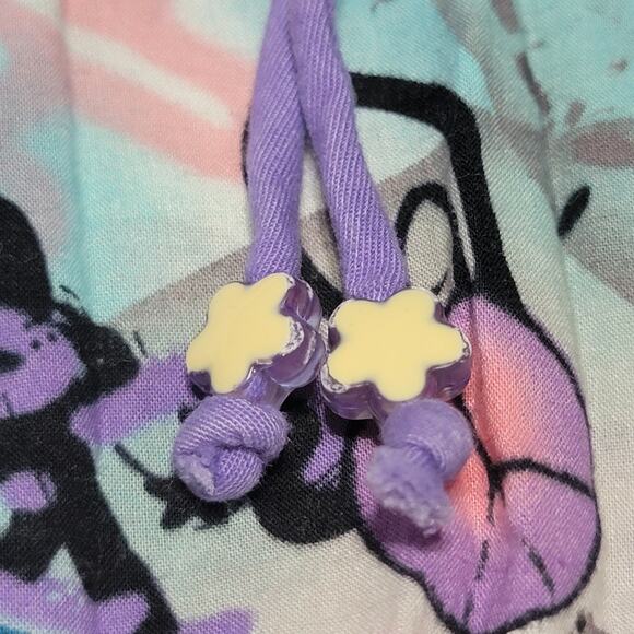 Koi by Kathy Peterson Scrub Blouse Abstract Love & Peace - Size Small - Picture 3 of 6